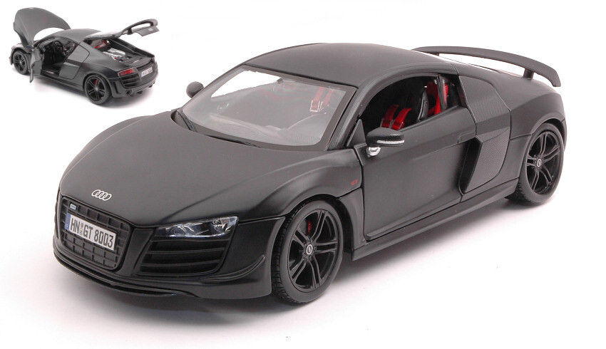 Audi R8 Gt Black 1:18 Model 31395 MAISTO