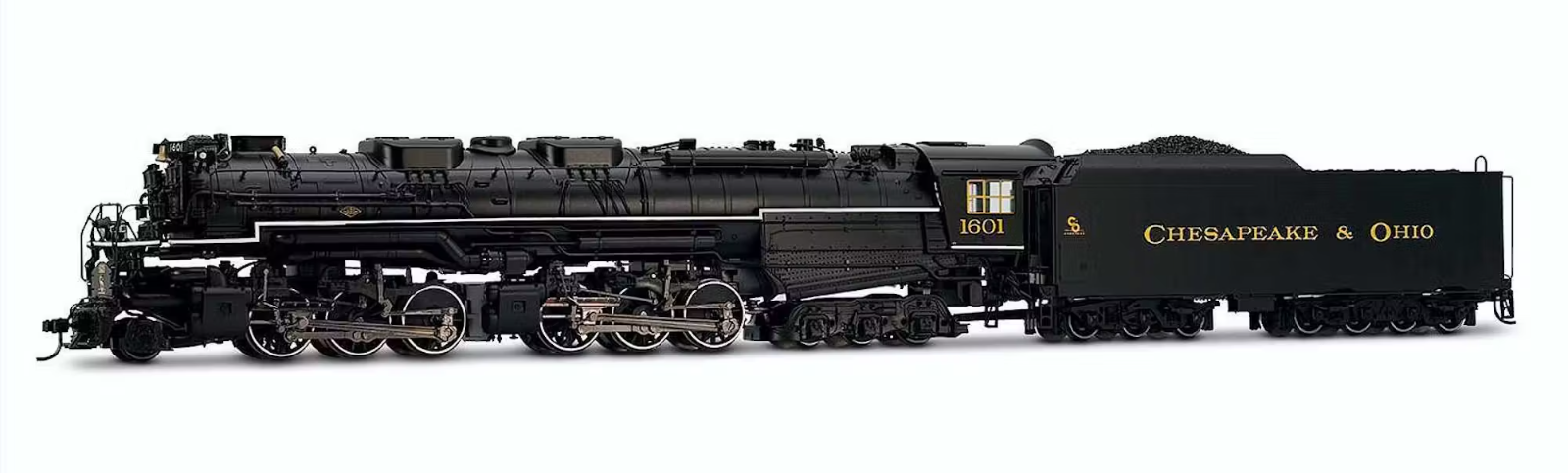 RIVAROSSI HR2950 Cheseapeake & Ohio, locomotiva a vapore “Allegheny”, n. 1601