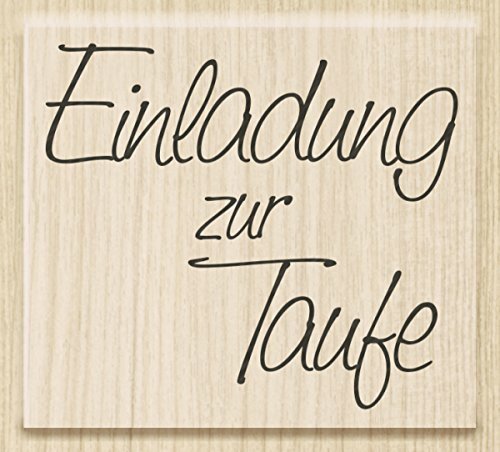 KnorrPrandell 1800200 - Timbro Einladung zur Taufe, 5,3 x 4,7 cm (J3X)