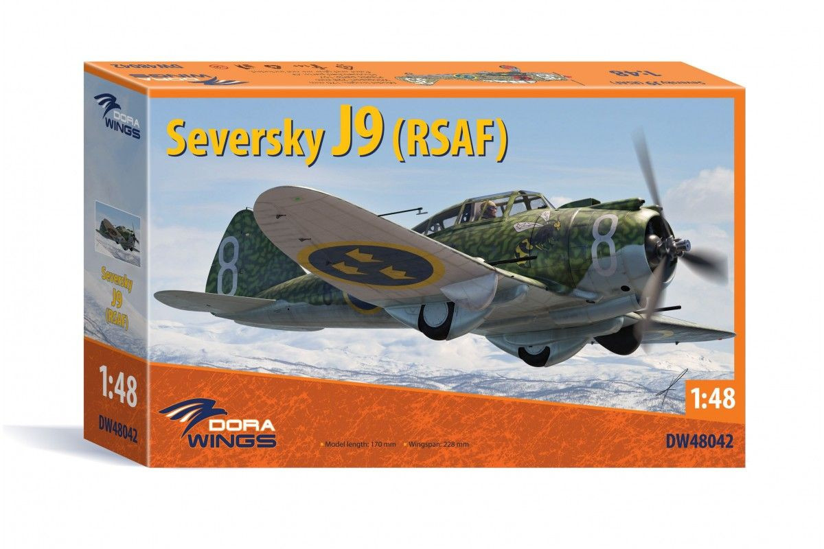 DORA WINGS DW48042 MODELLO AEREO SEVERSKY J9 (RSAF) 1/48