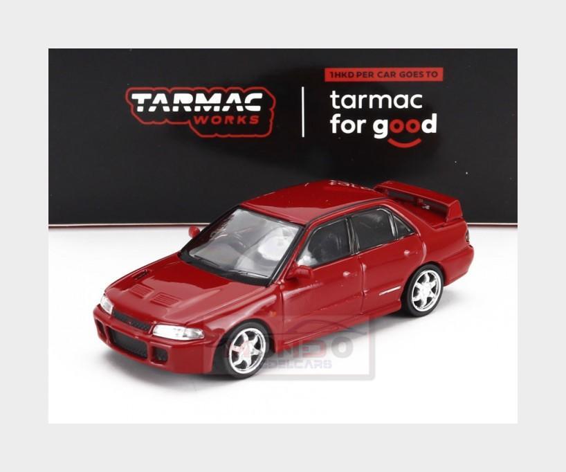1:64 TARMAC Mitsubishi Lancer Gsr Evolution Iii 1995 Red T64G-048-RE
