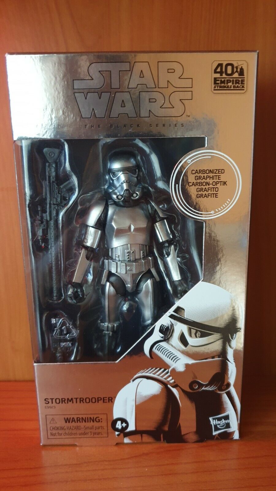 STAR WARS   *STORMTROOPER* THE BLACK SERIES HASBRO 15 cm CARBONIZED
