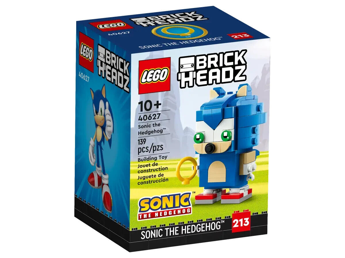 LEGO Sonic BrickHeadz 40627 Sonic the Hedgehog™ Nuovo MISB Sigillato