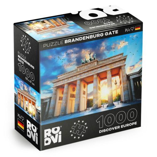 D - Toys DTS79848 Puzzle da 1000 Pezzi - Brandenburg Gate, Berlin, Germany