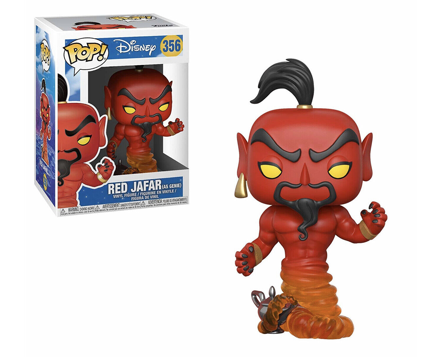 Funko Pop! Disney 356 - Aladdin 356 - Red Jafar - Vinyl Figure