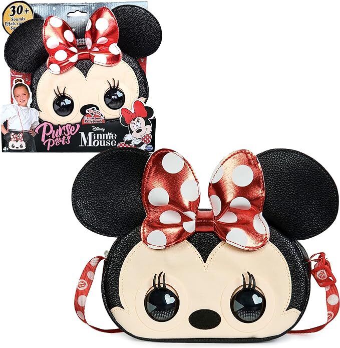 Purse Pets Disney Minnie Mouse-Borsa a Tracolla interattiva