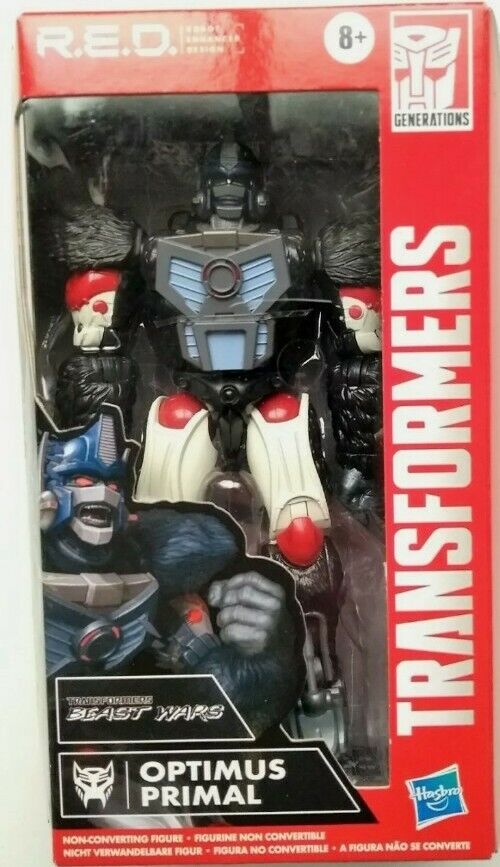 Transformers Generation R.e.d. Optimus Primal! Black Jack! Beast wars leader