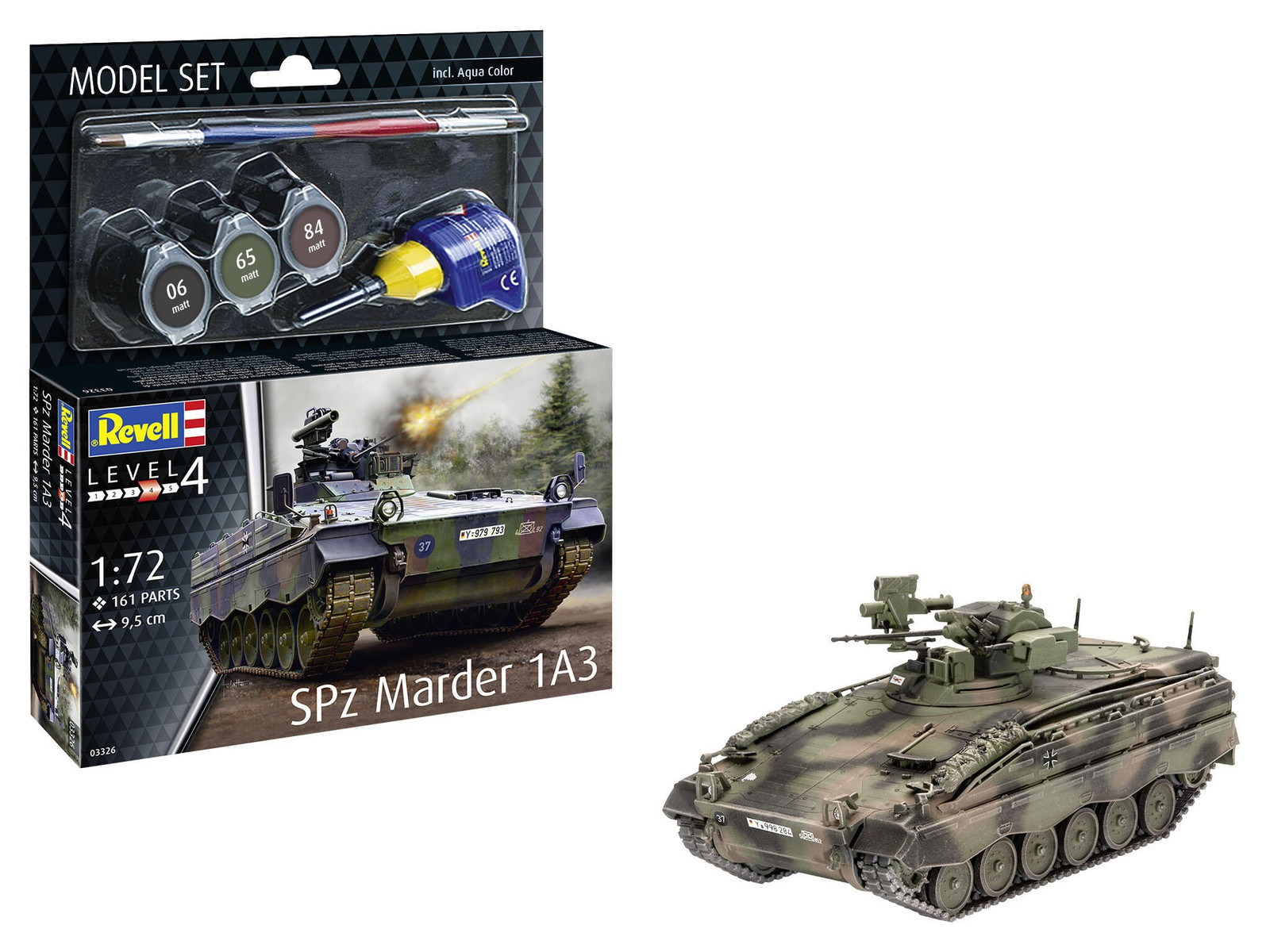 REVELL 63326 MODEL SET SPZ MARDER 1A3 MODELLINO REVELL CON ACCESSORI