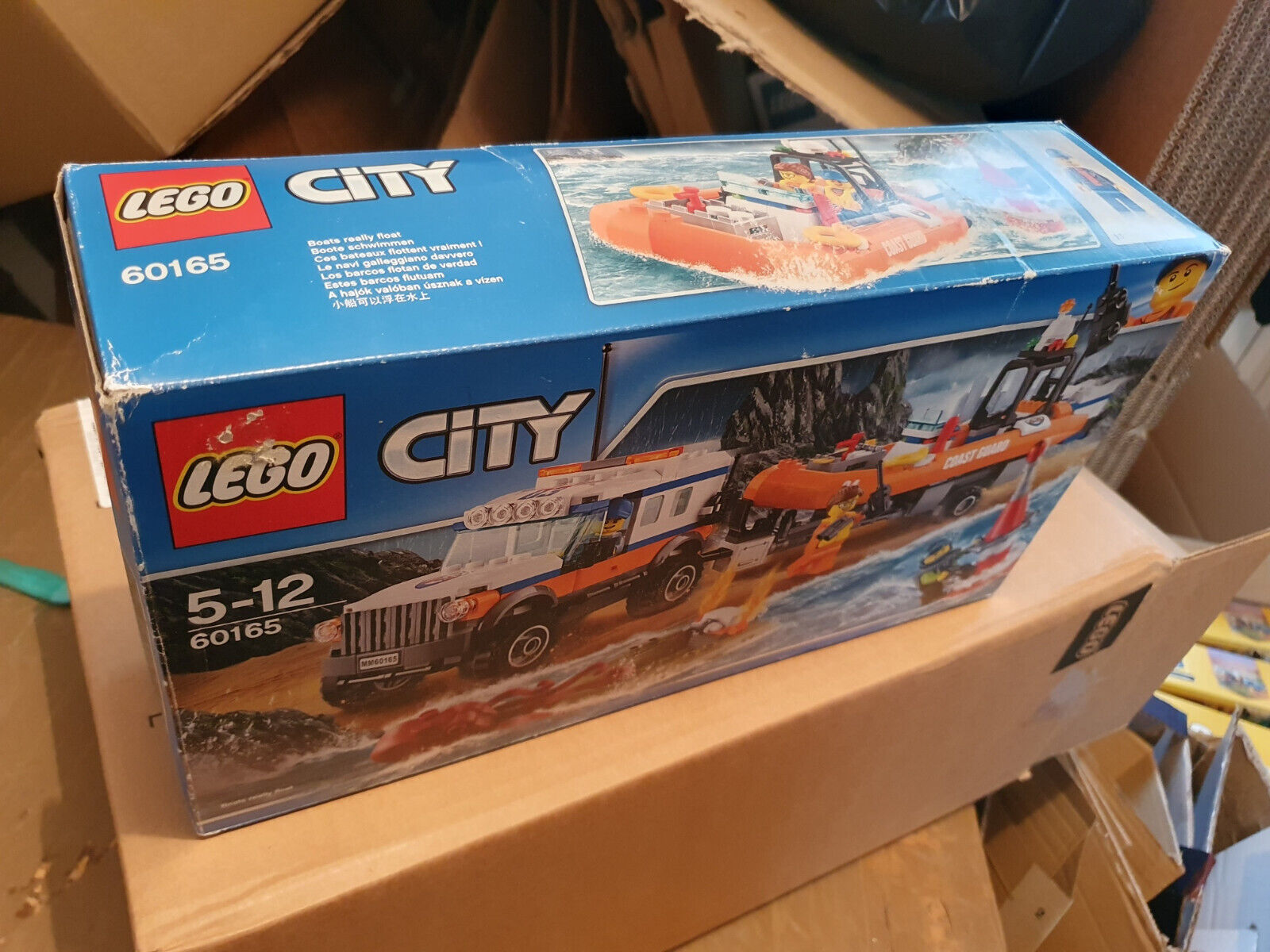 LEGO city 60165 unità risposta guardia costiera nuovo scatola rovinata vedi foto