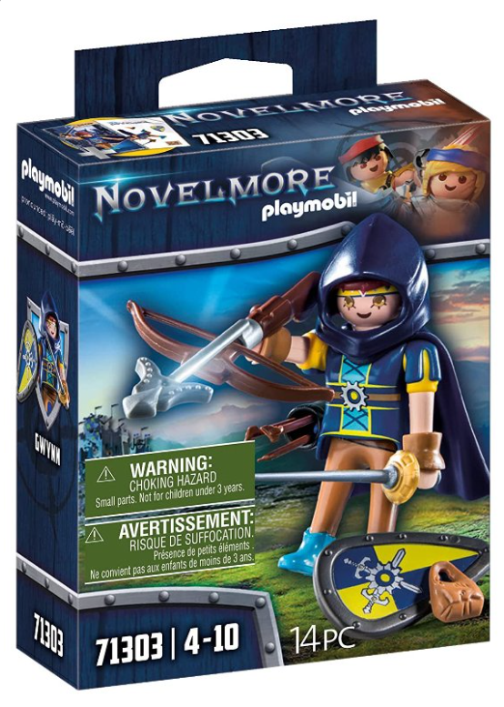 Playmobil 71303 - NOVELMORE - GWYNN CON ATTREZZATURA DA COMBATTIMENTO