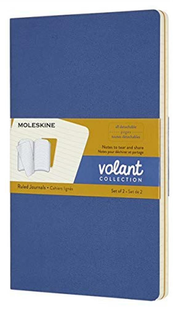 Cahier Volant Grand Format Ligne Bleu-Moutarde 2ex - AA.VV.