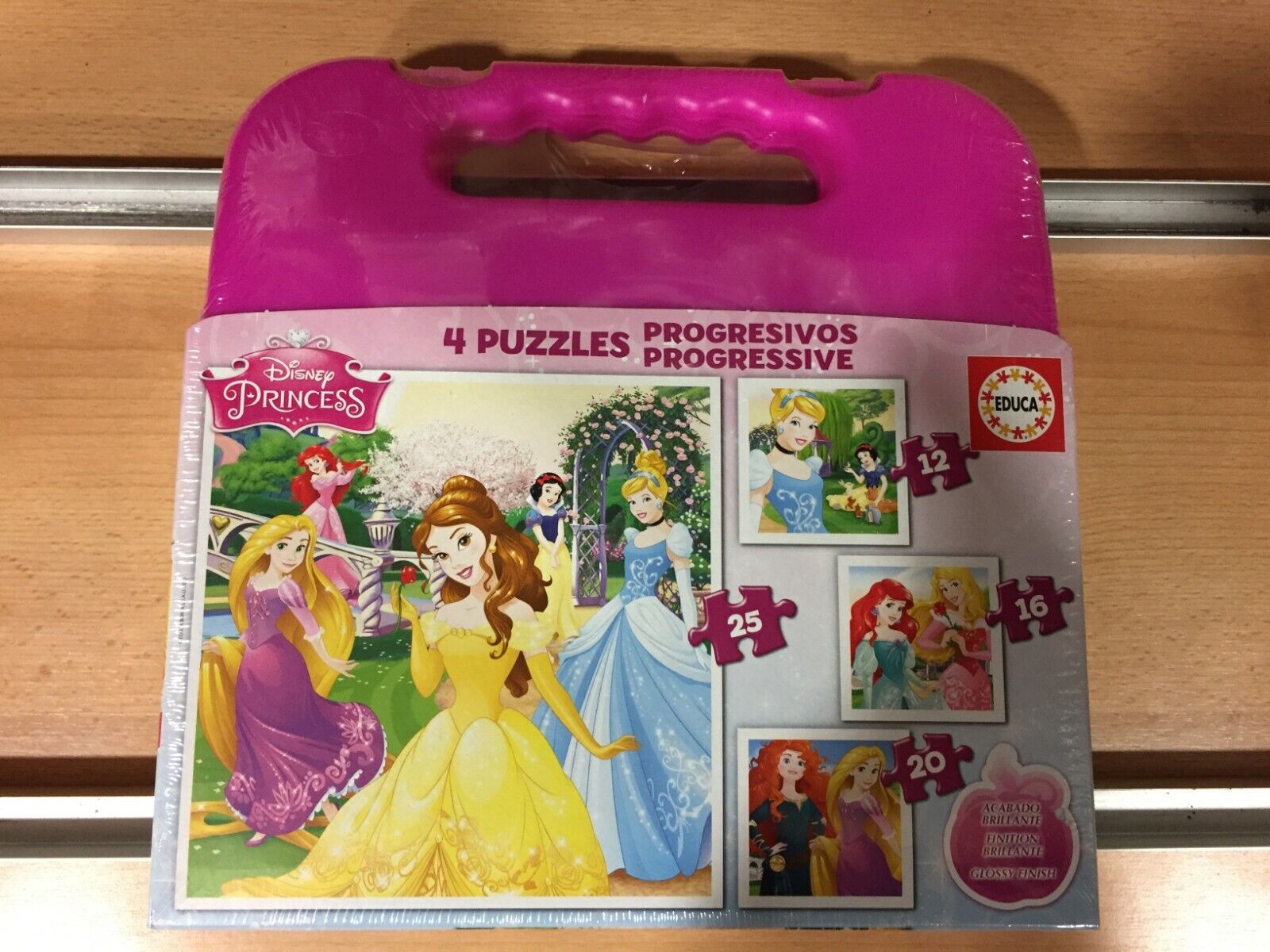 Educa 4 Super Puzzle Progressiva 12/16/20/25 ,Ref.ml_367142