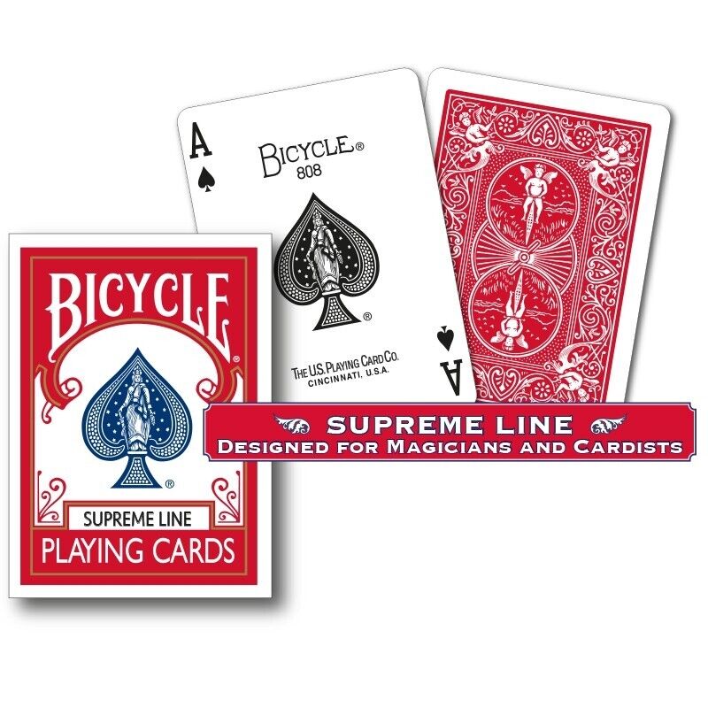 Mazzo di carte Bicycle - Supreme Line - dorso Rosso