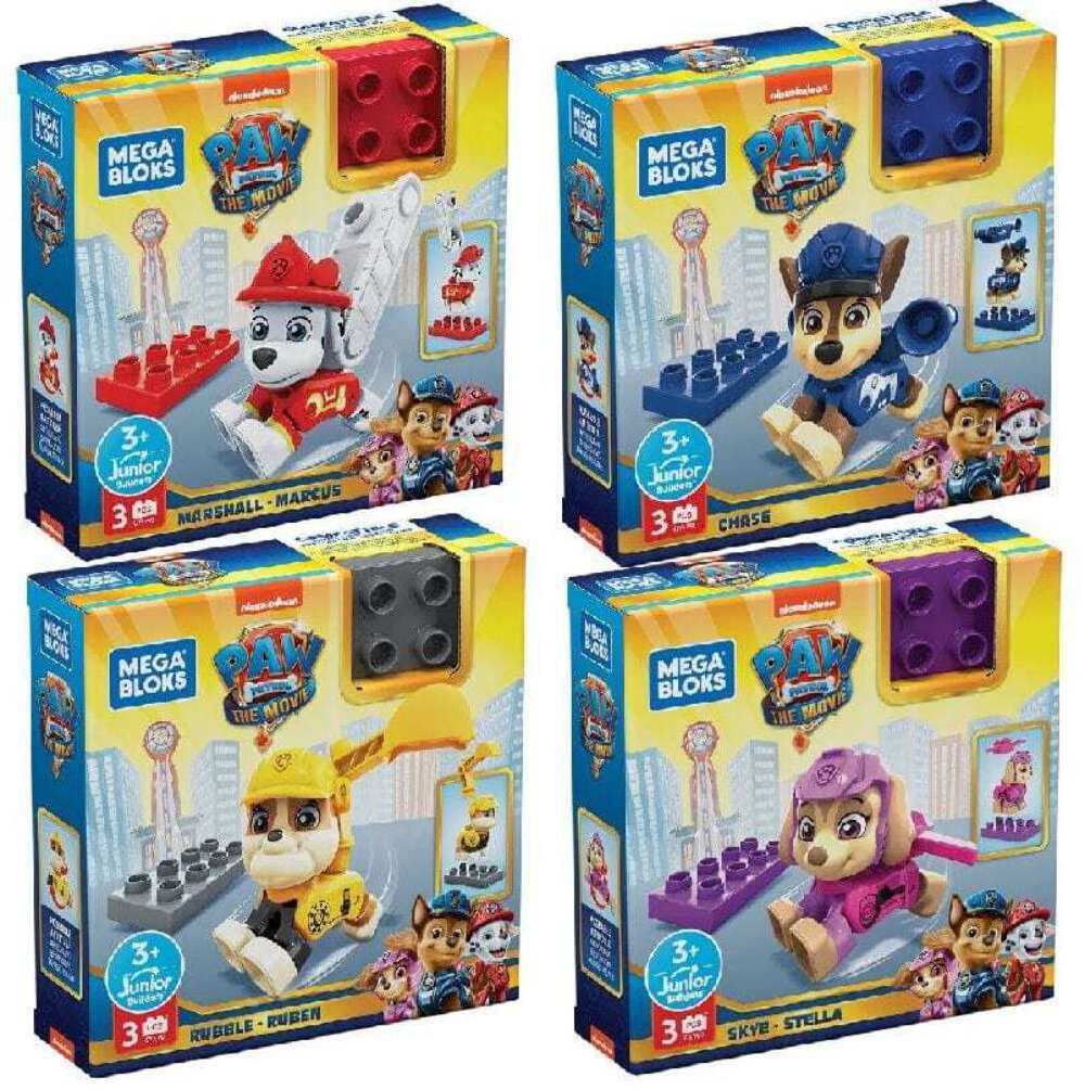 Mega Bloks set Costruzioni Paw Patrol - Personaggi Assortiti