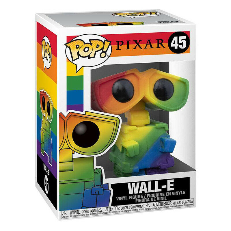 Wall-E Pop! Pride Vinile Personaggio ( Rnbw ) 9 CM Disney Pixar Funko Figura 45