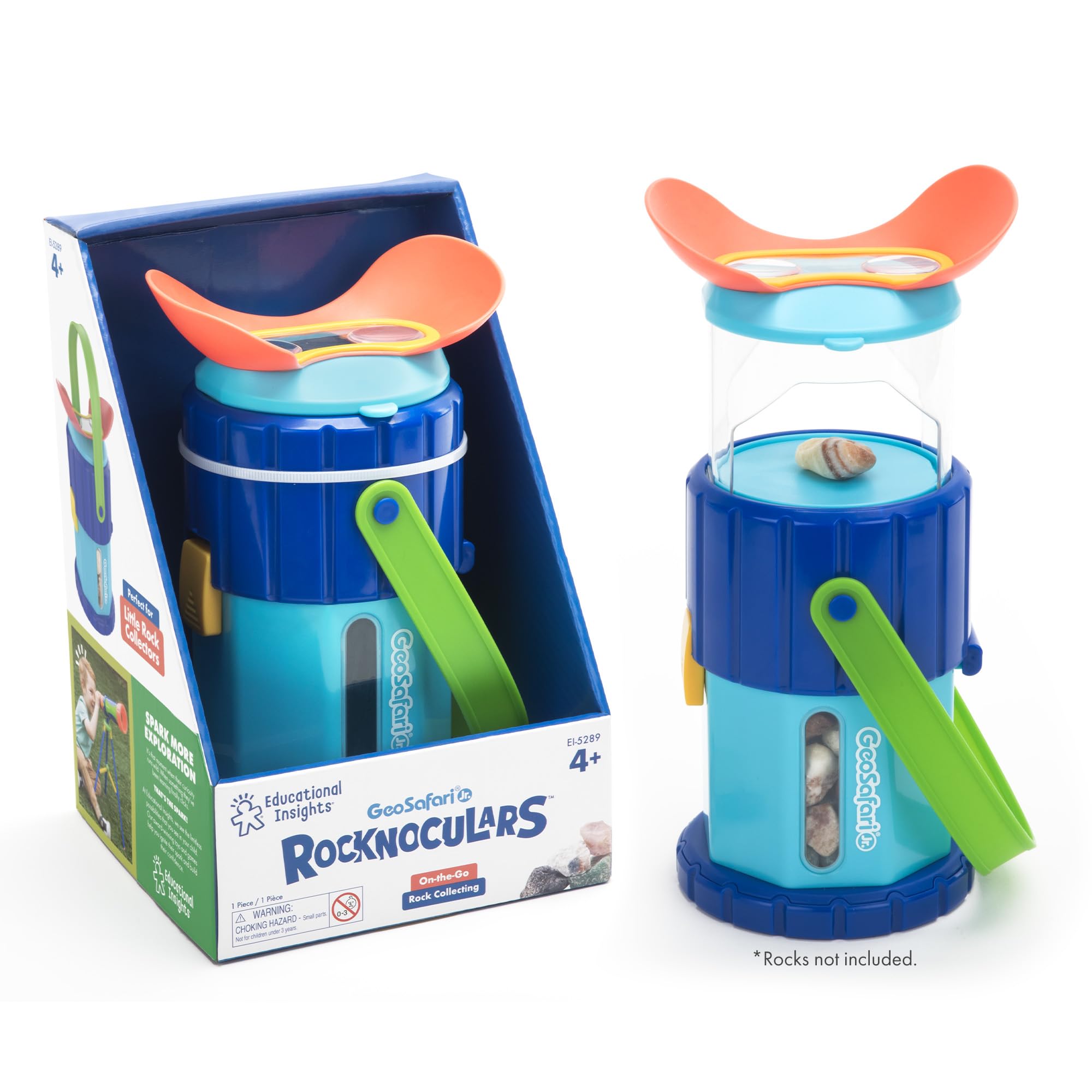 Learning Resources GeoSafari Jr Rocknoculars, età 4+, Visualizza Pietre preziose