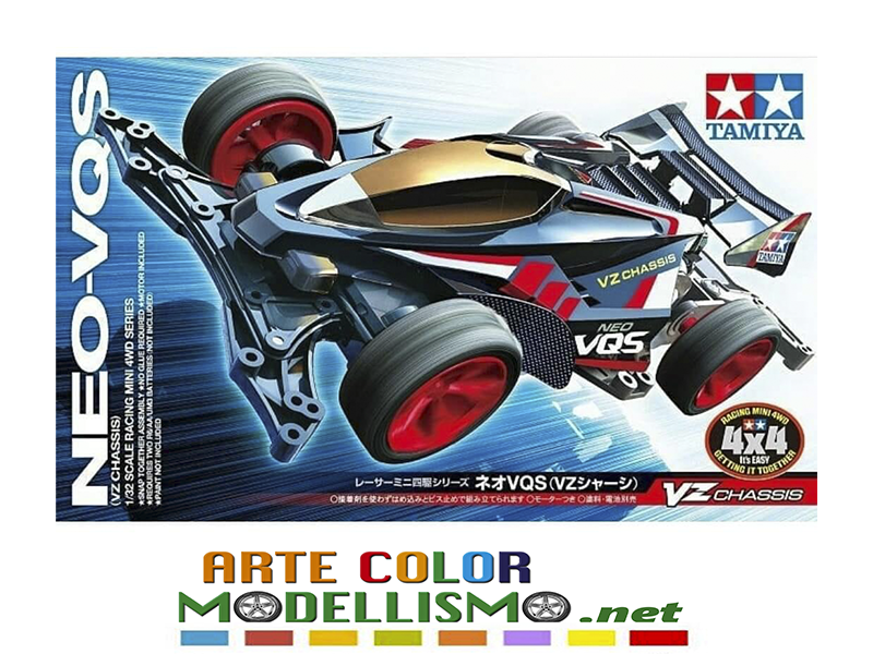 TAMIYA MINI 4WD 4X4 18094 NEO VQS VZ  Chassis  1/32 SCALE KIT