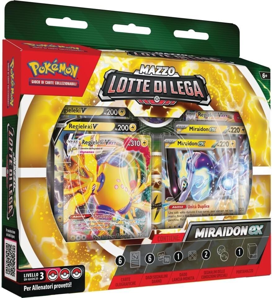 Pokemon da collezione, Mazzo Lotte di Lega Miraidon ex, edizione in italiano