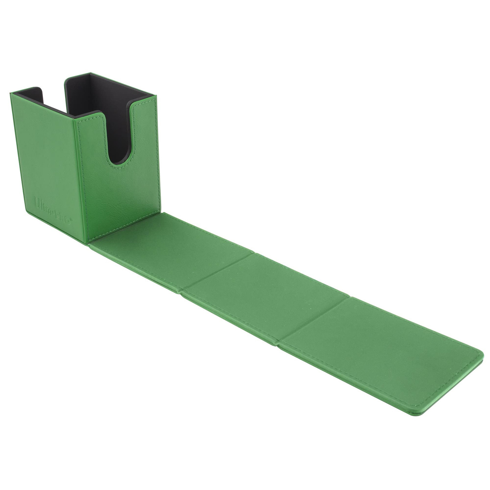 Ultra Pro - Vivid Alcove Flip Card Deck Box (Green) - Stores & Protects Up To 10