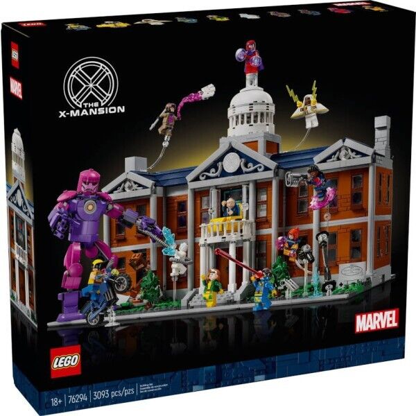 LEGO 76294 X-Men Mansion MARVEL EXCLUSIVE MISB - BROWN Box