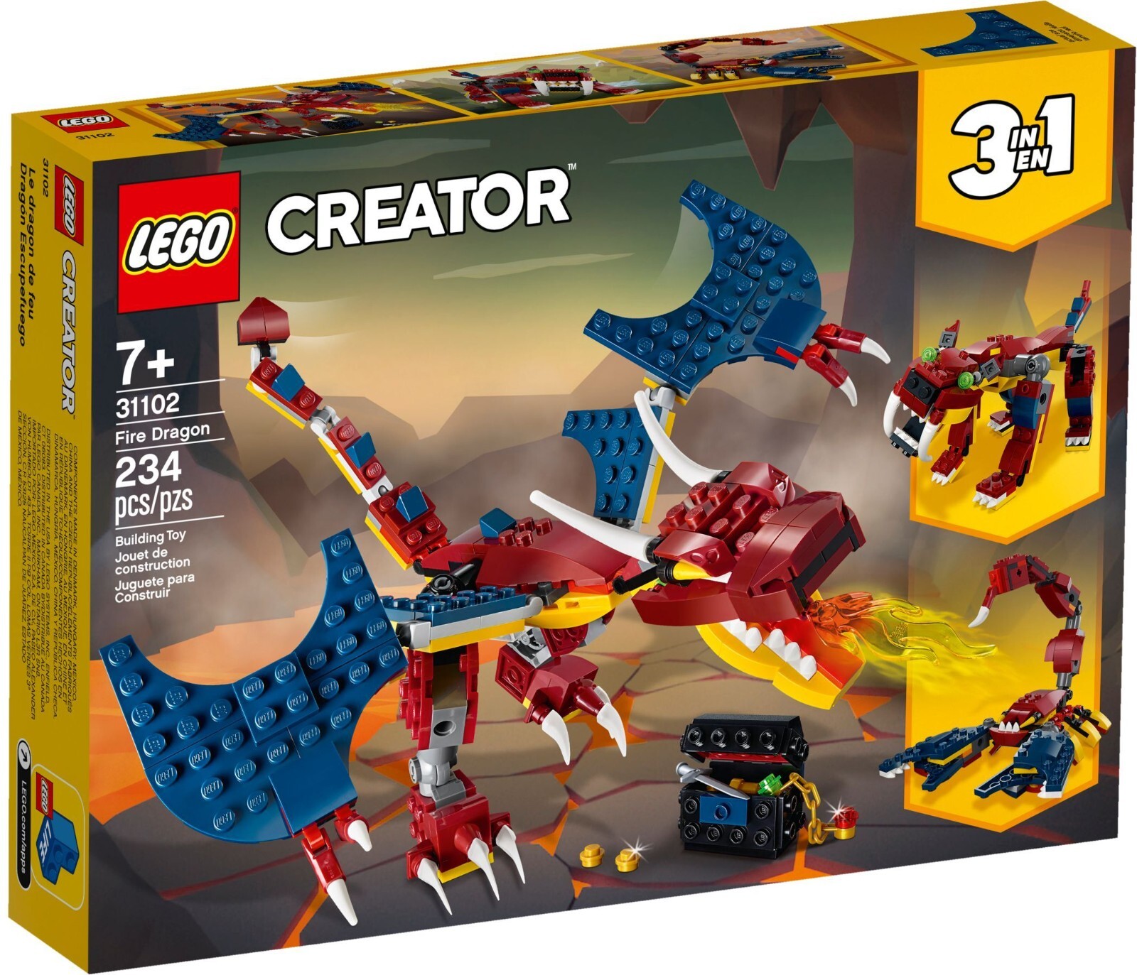 LEGO 31102 - Drago del fuoco