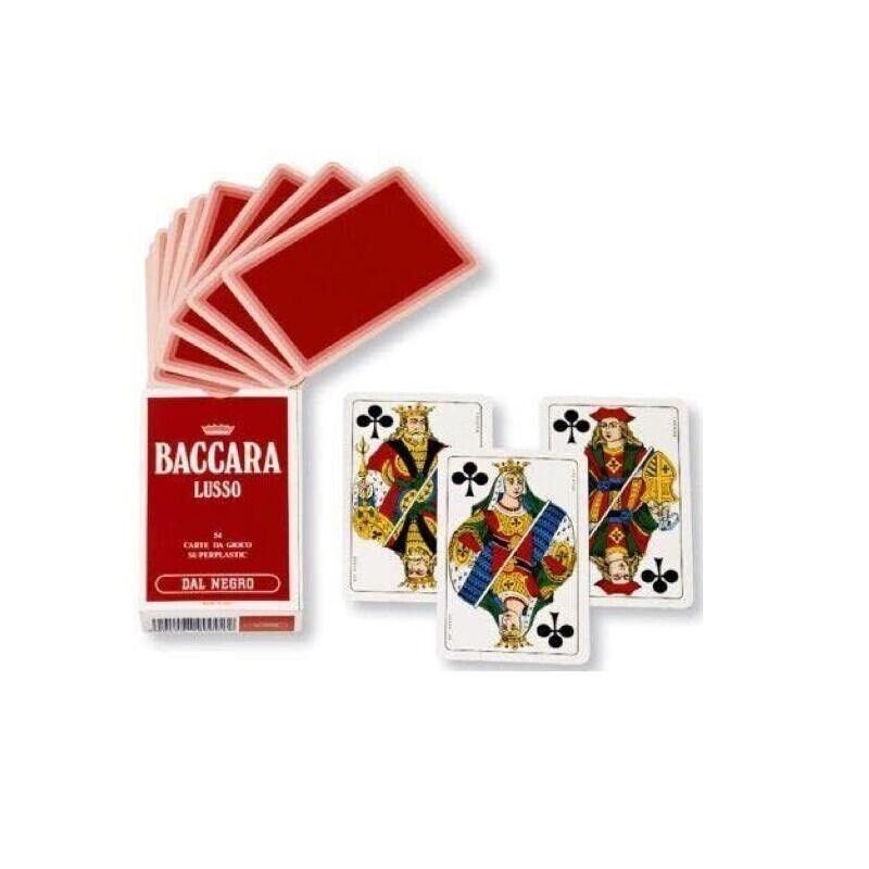 Carte da gioco Baccara Rosso Extra