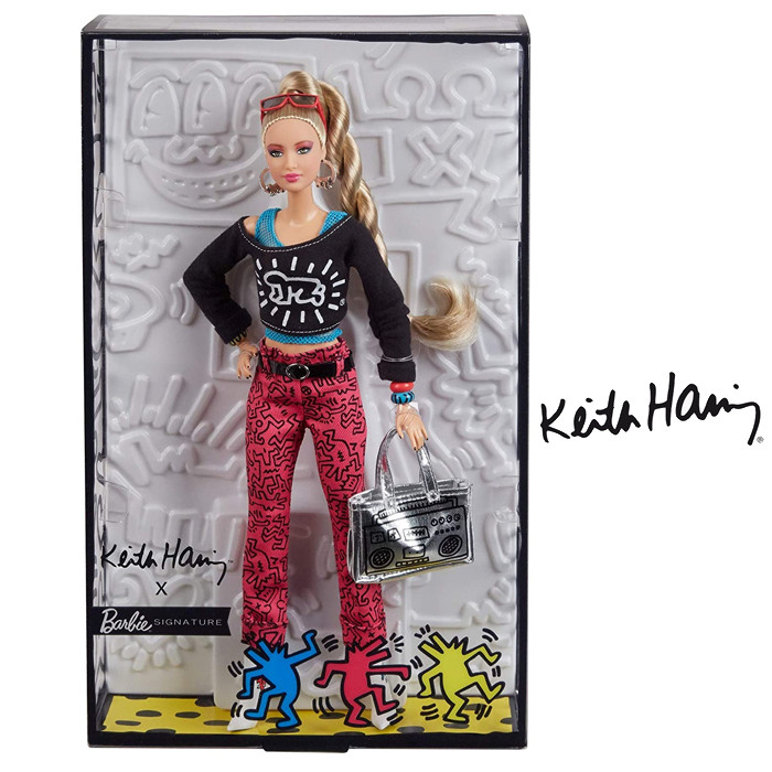KEITH HARING X BARBIE SIGNATURE STYLED FOREVER COLLECTION COLLEZIONE MATTEL FXD8