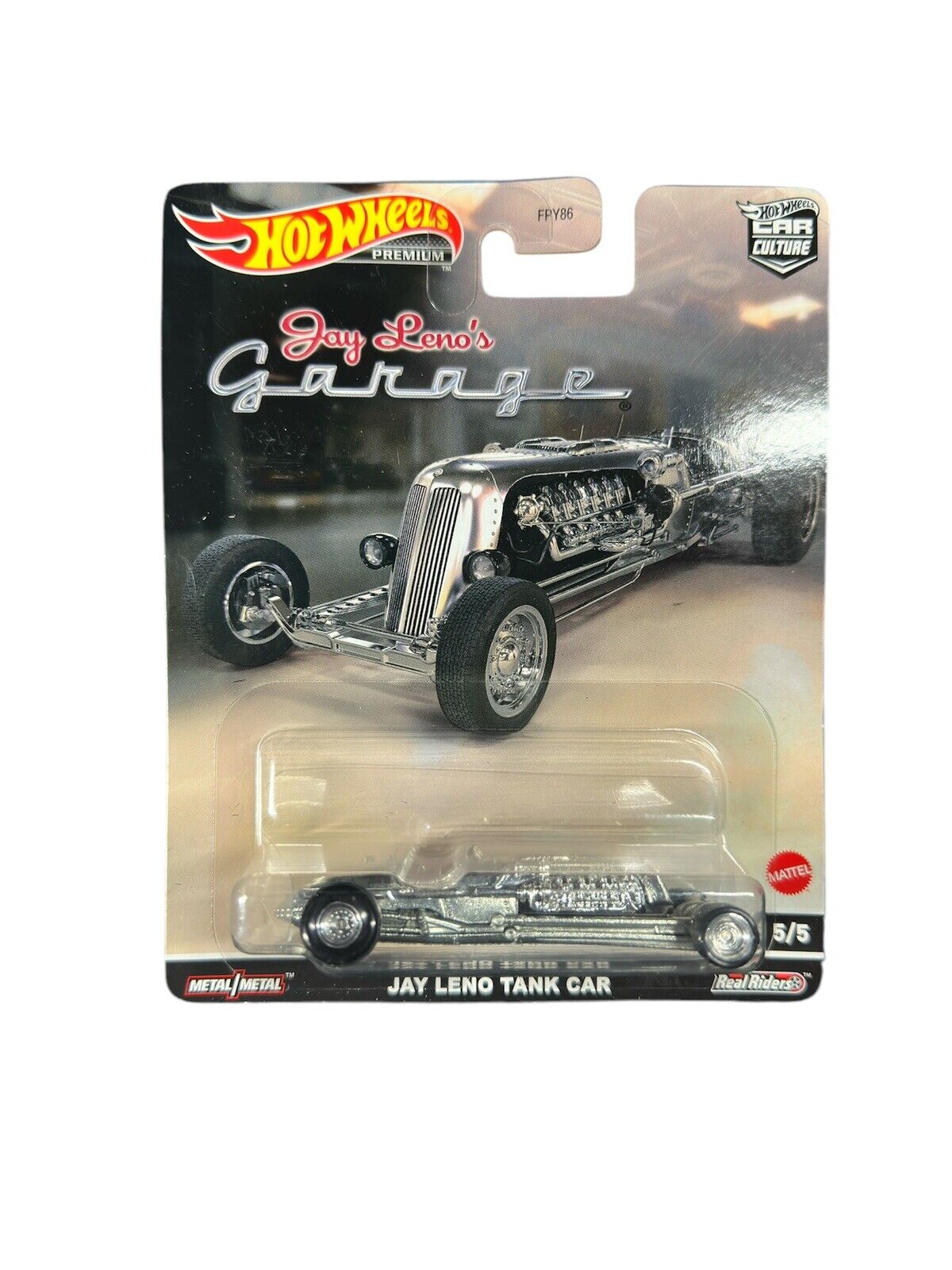 JAY LENO GARAGE Modellino Auto TANK CAR 1/64 6cm Hot Wheels HCJ85