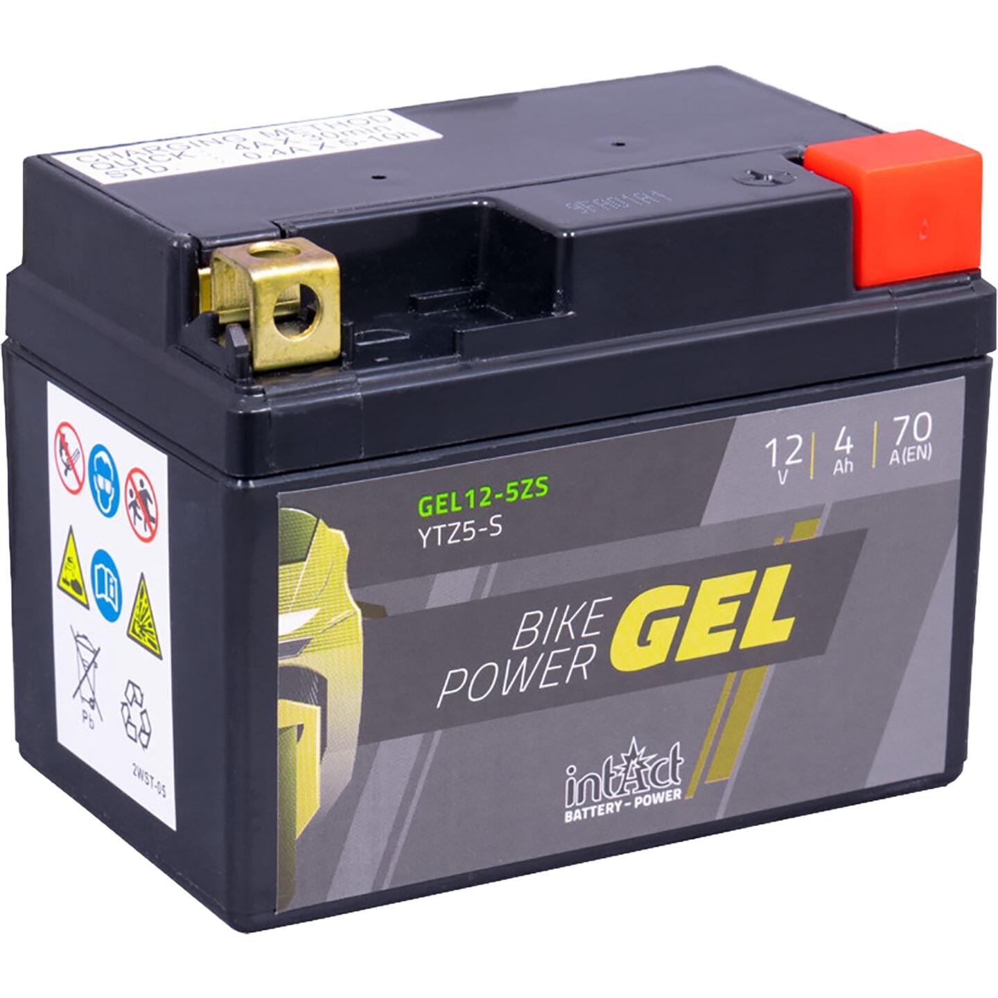 YTZ5S = YTX4L-BS BATTERIA INTACT GEL MBK YN 50R OVETTO 2007
