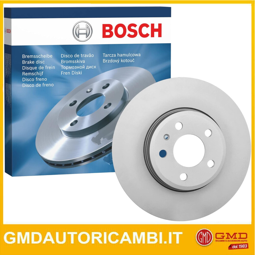 COPPIA DISCHI FRENO ANT BOSCH RENAULT MEGANE I 1.6 BIFUEL 80KW 01>03 0986478590