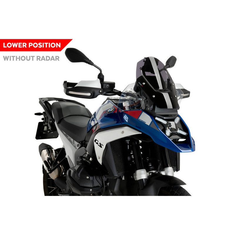 CUPOLINO SPORT NO RADAR PUIG PER BMW R 1300 GS ADVENTURE 2024 > 2025 FUME SCURO
