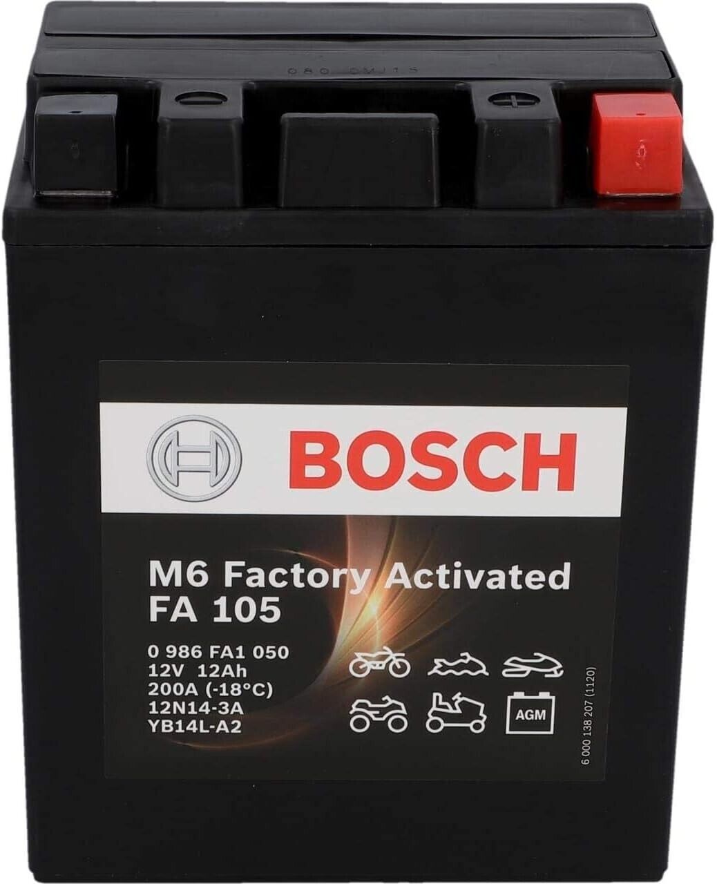 BATTERIA Bosch GEL YB14L A2 B2 TRIUMPH BONNEVILLE 750 THUNDERBIRD 900 TIGER