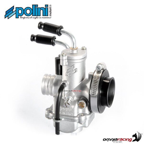 Polini CP 17.5 carburetor thread with flange and tube 90 Derbi GP1 50 2001-2003