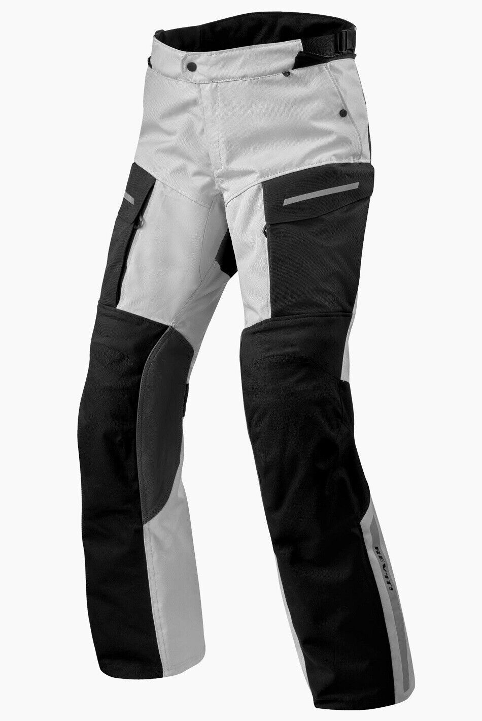 PANTALONI MOTO REV'IT OFFTRACK 2 IMPERMEABILE 3 STRATI H2O SILVER BLACK TG L