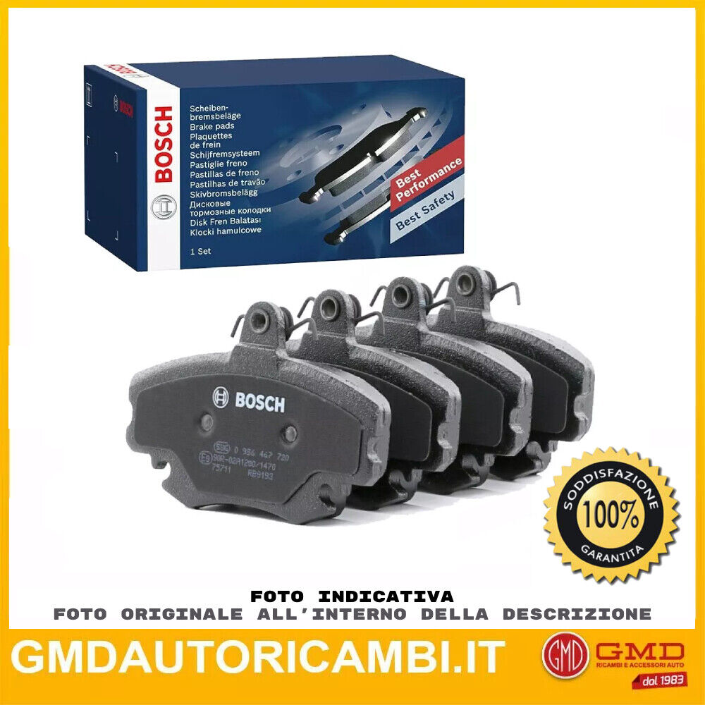 Kit PASTIGLIE FRENO ANTERIORE BOSCH VW POLO 1.7 SDI KW:44 dal 97>99
