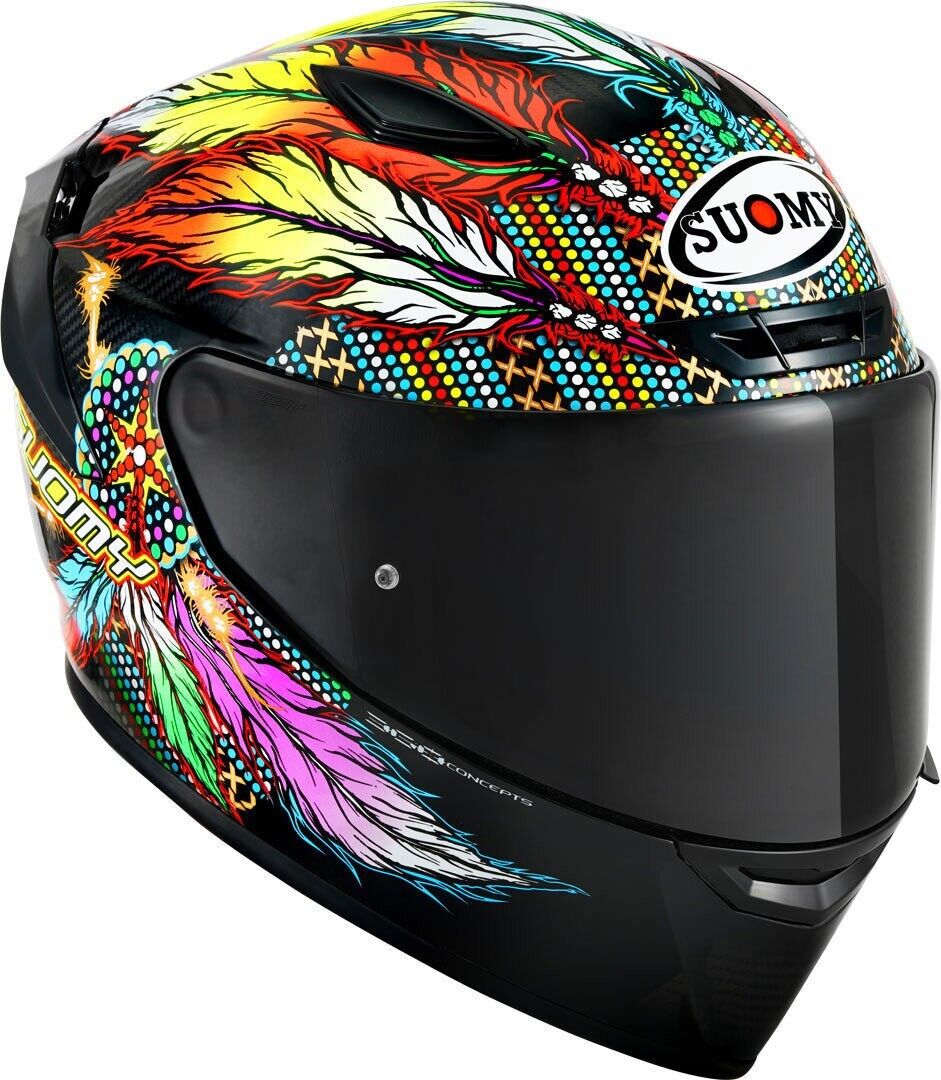 CASCO MOTO HELMET INTEGRALE TOP RACING SUOMY TX-PRO CARBONIO CHIEFTAIN TG S