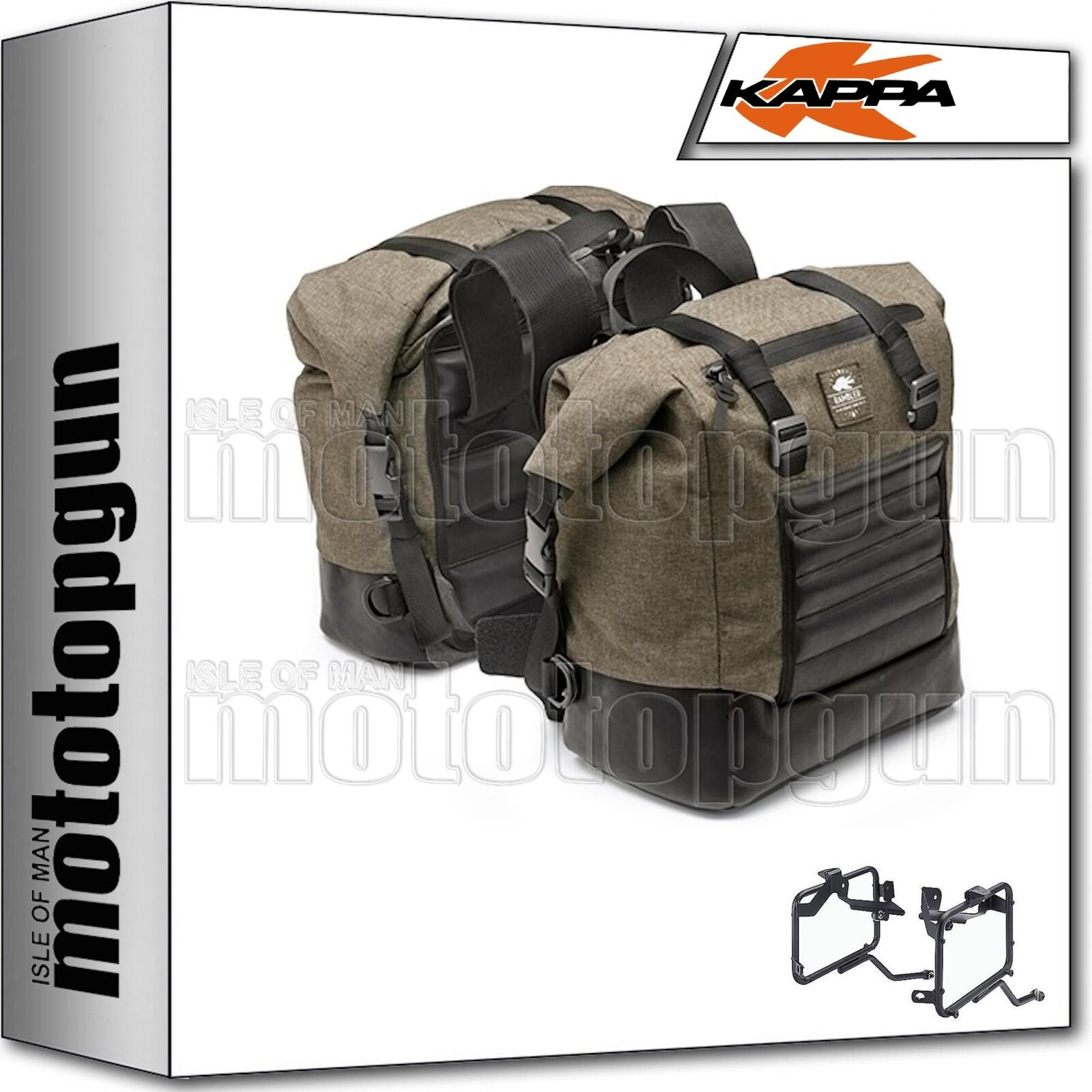KAPPA BORSE LATERALI RB100 + TELAIETTO DUCATI MONSTER S4RS 1000 2006 06 2007 07
