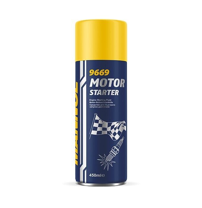 MANNOL 9669 MOTOR STARTER SPRAY AVVIAMENTO MOTORI DIESEL BENZINA 450 mL