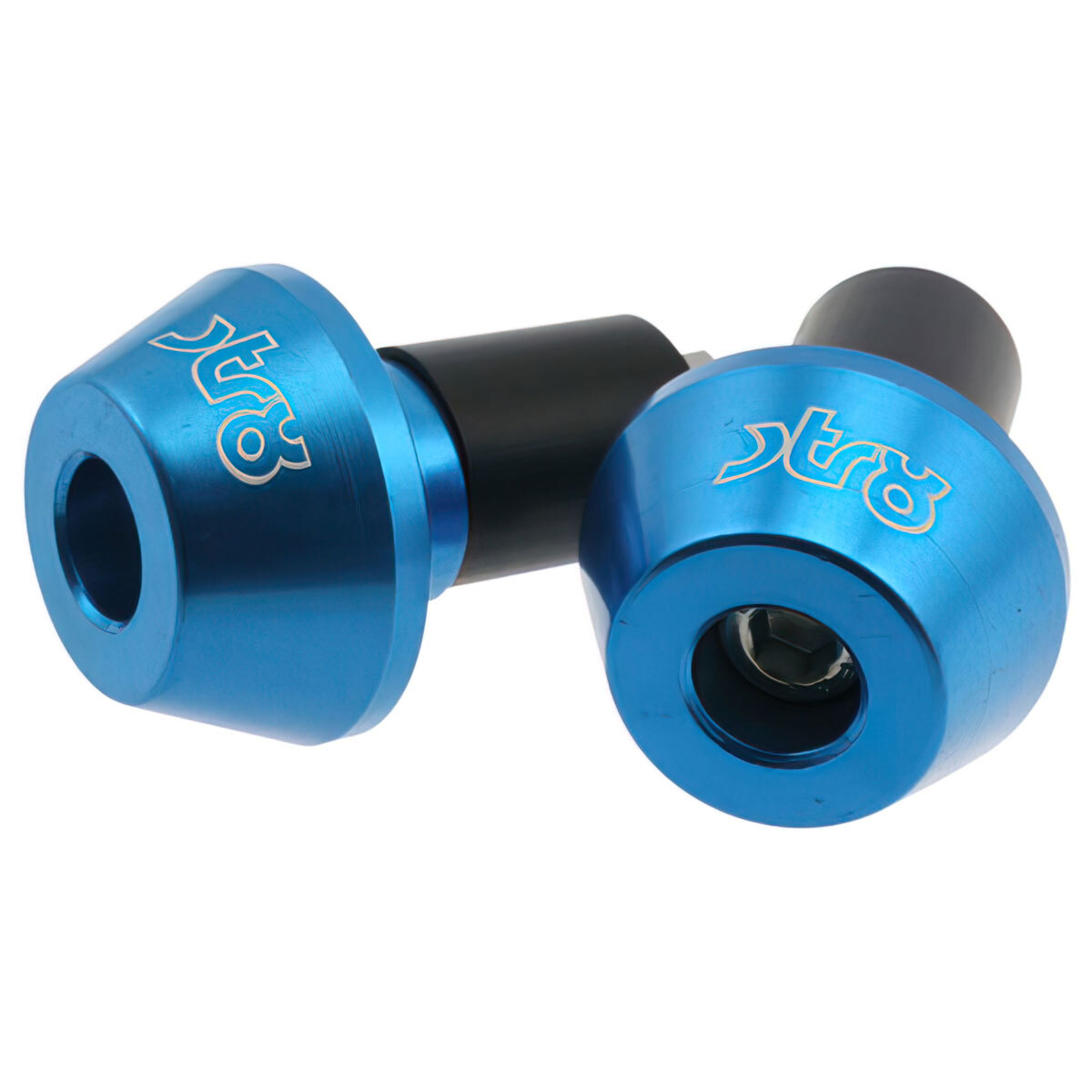 Contrappessi manubrio Str8 Shorty blu