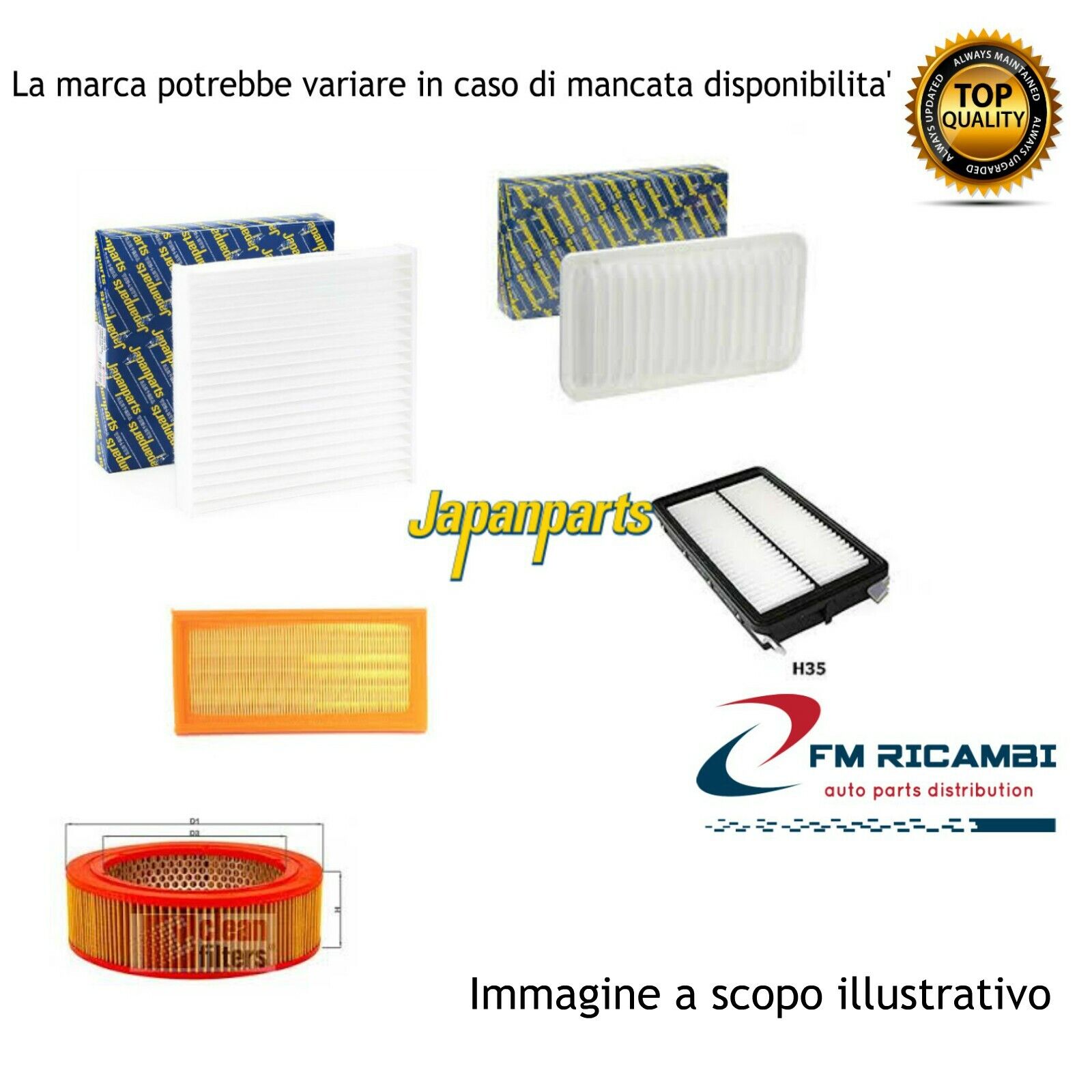 FA-430S JAPANPARTS Filtro aria HONDA S2000 (AP)  1999 kw 177 ccm1997