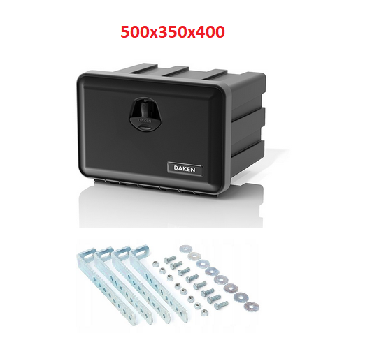 DAKEN Just 500 SCATOLA ATTREZZI 41L + STAFFE DI MONTAGGIO / Scatola bus