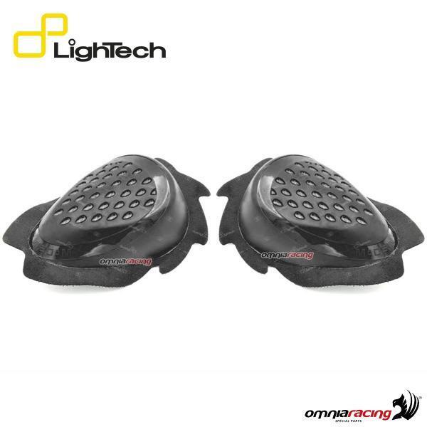 Paar schwarze Lightech Dropper Seifenst�cke f�r Lederkombis