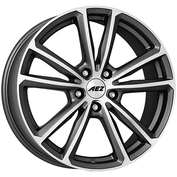 CERCHIO IN LEGA AEZ TIOGA TITAN PER SKODA SUPERB 7X17 5X112 GRAPHITE MATT/P PV1