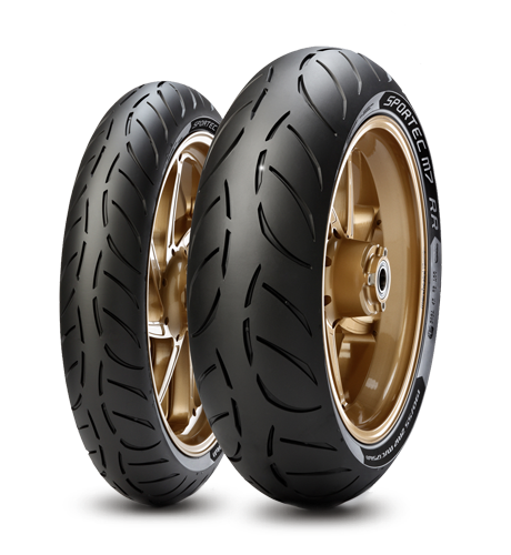 Gomme Moto 110/70 ZR17 Metzeler 54W SPORTEC M7 RR pneumatici nuovi