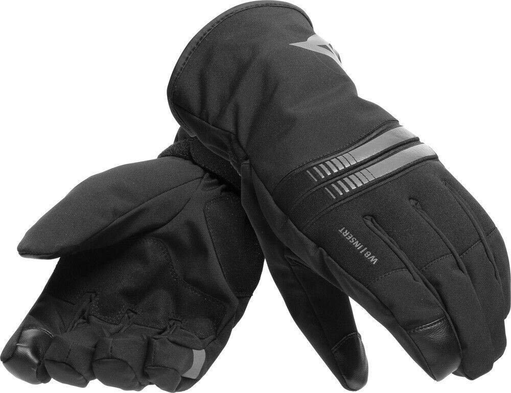 GUANTI MOTO IMPERMEABILI GLOVES MOTO DAINESE PLAZA 3 D-DRY BLACK ANTRACITE TG S