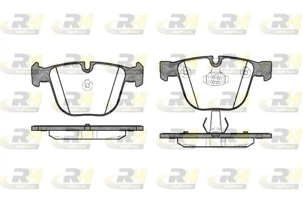 Pastiglie freno Assale posteriore 2892.00 ROADHOUSE per BMW ROLLS-ROYCE BENTLEY