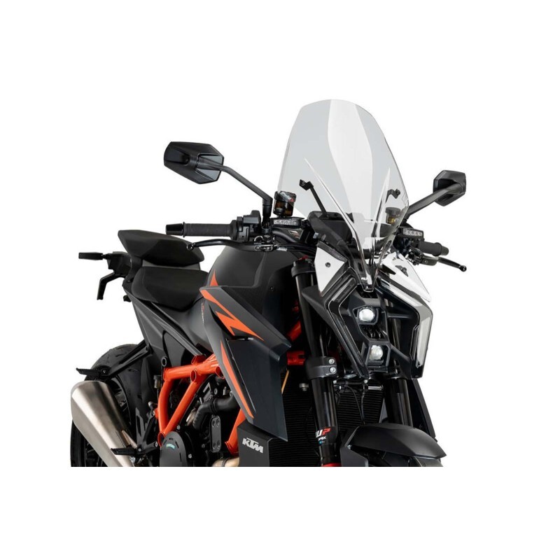 PUIG CUPOLINO NAKED N.G. TOURING PER KTM 1390 R SUPERDUKE 2024 TRASPARENTE