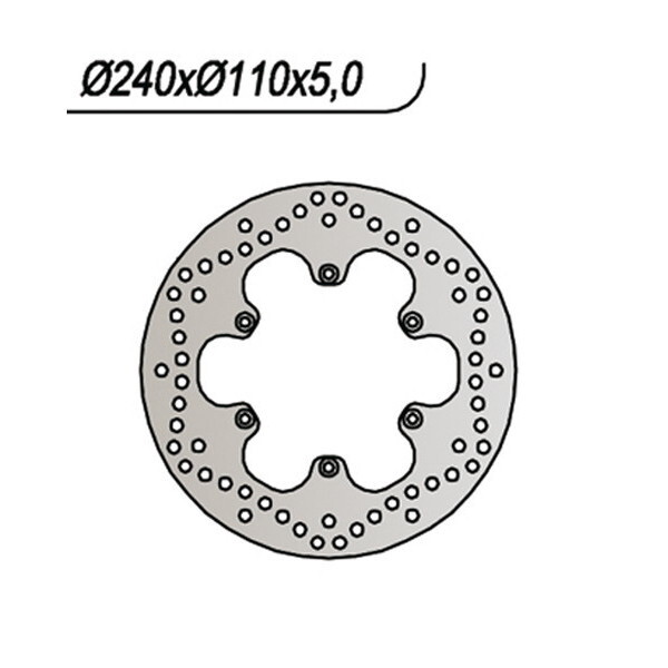 325 NG DISCO FRENO POST per HUSQVARNA 650 TR Strada 2013-2014