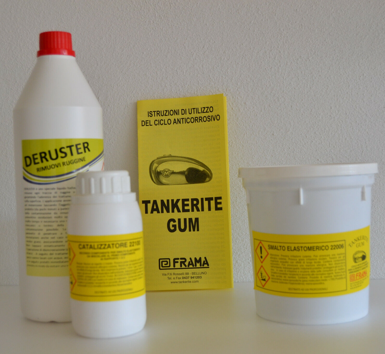 TANKERITE GUM (ALTA ELASTICITA) SERBATOIO KIT GRANDE L'UNICA TANKERITE ORIGINALE