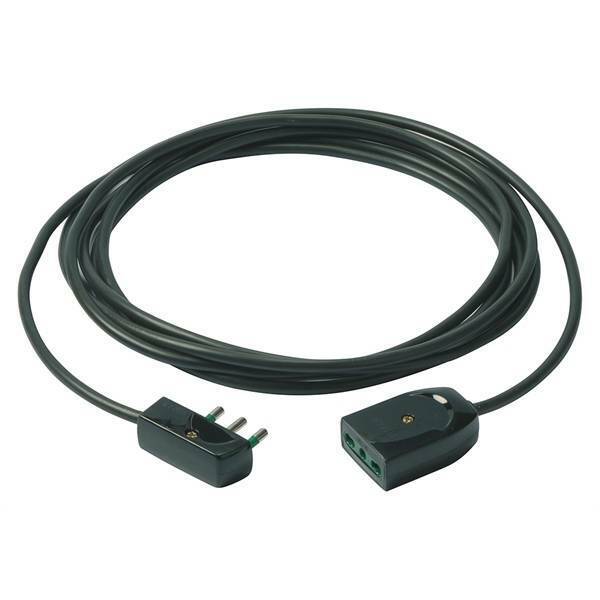 VIMAR CAVO PROLUNGA 3G1+SPINA PIATTA 3M COLORE NERO 0P32386